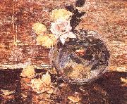 Childe Hassam Vase of Roses USA oil painting reproduction